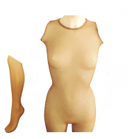 Aca 00 c acade mique resille sans manches chair suntan qualite professionnel de danse tenue de scene copie