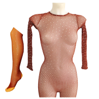 Aca 03 academique resille dark toast toffy strasse sans pieds qualite professionnel de danse tenue de scene