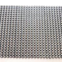 Bande de strass a coudre 3mm noir strass cristal 24 rangs