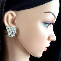 Bo 01 boucle d oreilles en strass 