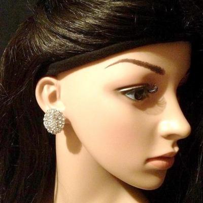 Boucles d'oreille en strass