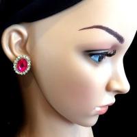 Bo 11 boucle d oreilles en strass
