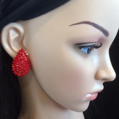 Boucles d'oreille en strass