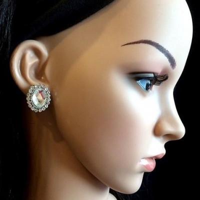 Boucles d'oreille en strass