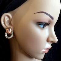 Bo 24 boucle d oreilles en strass