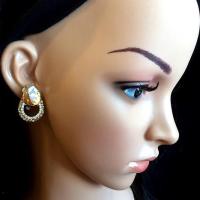 Bo 28 boucle d oreilles en strass