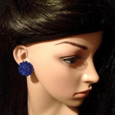 Boucles d'oreille en strass