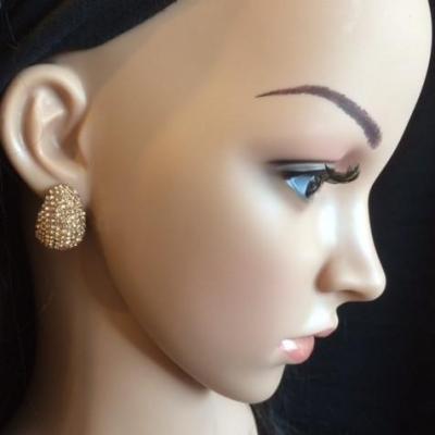 Boucles d'oreille en strass