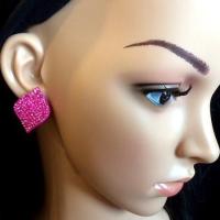 Bo 41 boucle d oreilles en strass