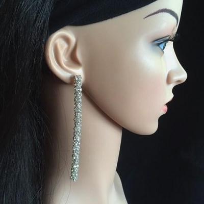 Boucles d'oreille en strass