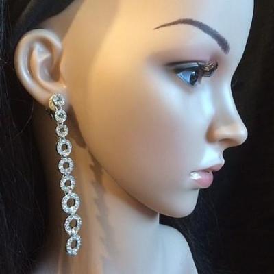 Boucles d'oreille en strass