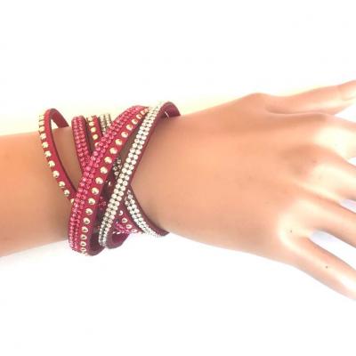 Bracelet en strass