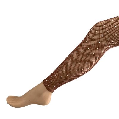 Collant resille danse pro sans pieds stasse toffy dark toast caramel spectacle