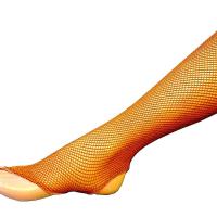 Collant resille de danse qualite professionnel sans pieds toast col02t