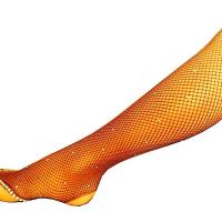 Collant resille de danse qualite professionnel sans pieds tout strasse toast col04t
