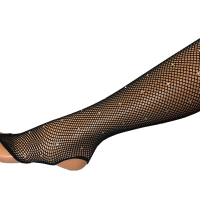 Collant resille noir sans pieds strasse 2