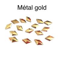 Element hotfix thermocollant forme metal gold or dore hf 2810