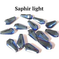 Element hotfix thermocollant forme saphir light bleu hf2320