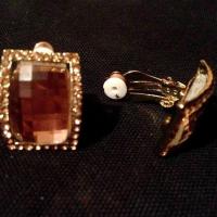 G bo 19 boucle d oreilles en strass