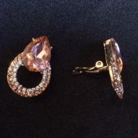 G bo 24 boucle d oreilles en strass