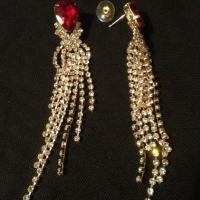 G bo 47 boucle d oreilles en strass