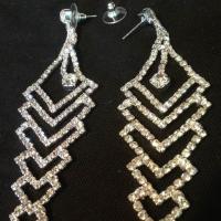 G bo 54 boucles d oreilles en strass