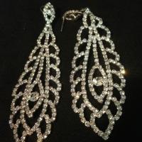 G bo 58 boucles d oreilles en strass