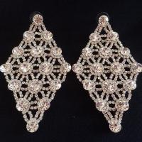 G bo 59 boucles d oreilles en strass