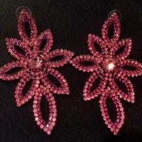 G bo 62 boucles d oreilles en strass