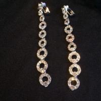 G bo 67 boucles d oreilles en strass