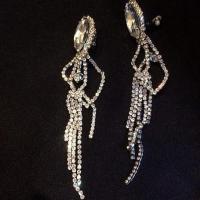 G bo 68 boucles d oreilles en strass