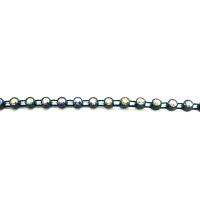 Galon de strass a coudre cristal ab base plastique noir 5mm