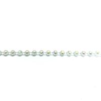 Galon de strass a coudre cristal ab base plastique translucide 3mm