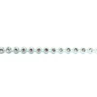 Galon de strass a coudre cristal base plastique translucide 3mm