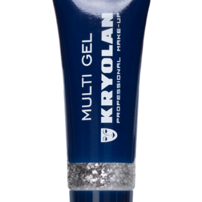 Gel grosses paillettes 2300/01 Argent - Kryolan