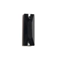 Pierre a coudre en verre cristal jet noir 9 25 8073