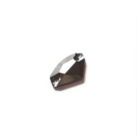 Pierre a coudre en verre cristal metal silver 12 19 8072