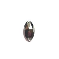 Pierre a coudre en verre cristal metal silver 9 18 8066