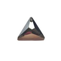 Pierre a coudre en verre metal silver 16 16 8069