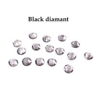 Strass hotfix thermocollant ss10 3mm black diamant