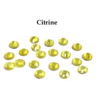 Strass hotfix thermocollant ss10 citrine 3mm