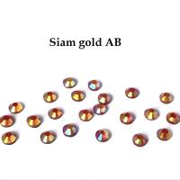 Strass hotfix thermocollant ss16 4mm siam gold ab