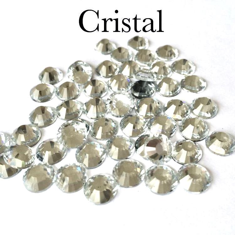 Strass hotfix thermocollant ss16 cristal 4mm