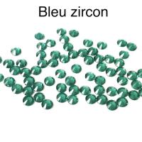 Strass hotfix thermocollant ss20 5mm bleu zircon