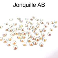 Strass hotfix thermocollant ss20 5mm jonquille ab