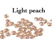 Strass hotfix thermocollant ss20 5mm light peach