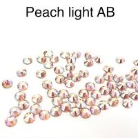 Strass hotfix thermocollant ss20 5mm peach light ab