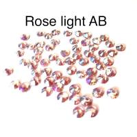 Strass hotfix thermocollant ss20 5mm rose light ab