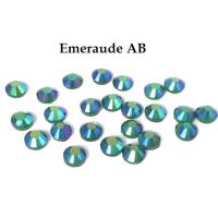 Strass hotfix thermocollant ss20 emeraude ab 5mm