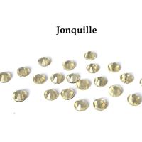 Strass hotfix thermocollant ss20 jonquille 5mm
